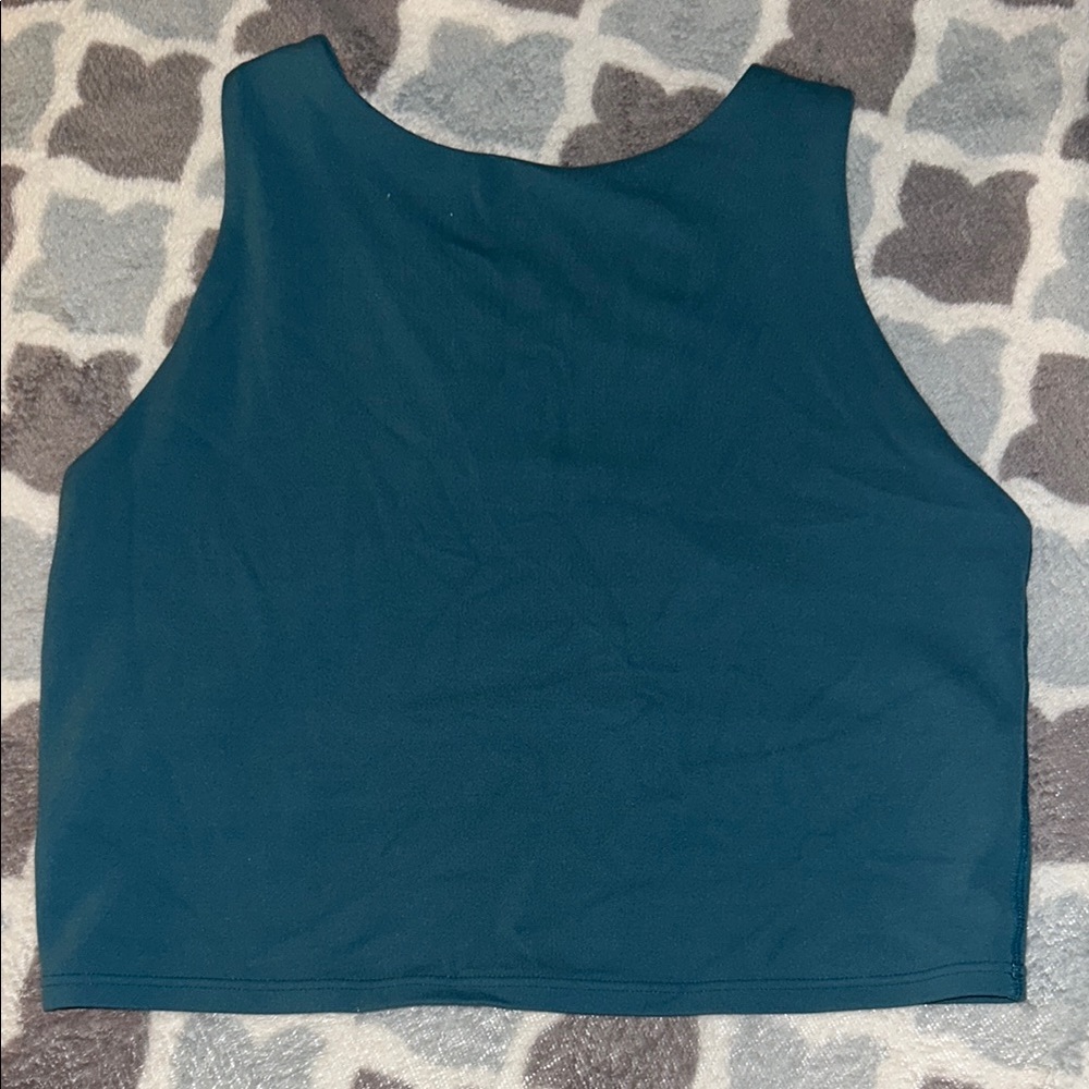 Athleta Teal Long Sports Bra